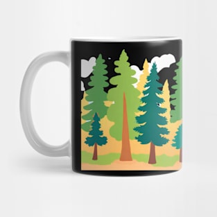 Pine tree forest Mug